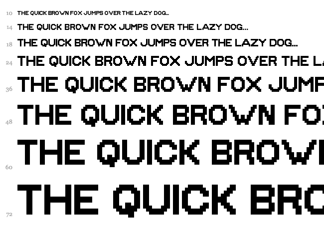 Golden Age font waterfall